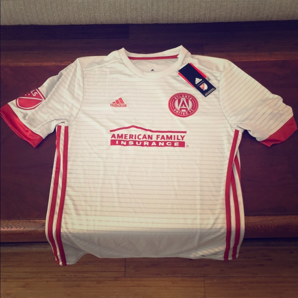 Atlanta United FC Adidas youth XL away jersey gray